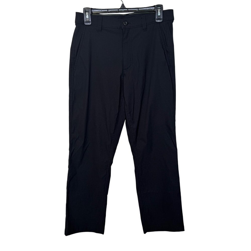 Eddie Bauer Men’s Black Lightweight Nylon Travel Hiking Pants Outdoor Sz 30x30